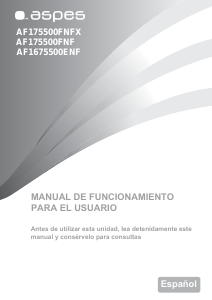 Manual Aspes AF175500FNF Frigorífico combinado