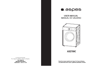 Manual Aspes ASE700C Dryer
