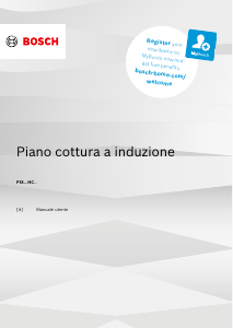 Manuale Bosch PIX645HC1E Piano cottura