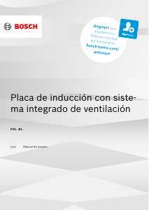 Manual de uso Bosch PVS801B16E Placa