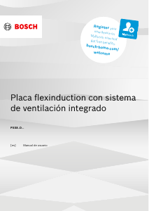 Manual de uso Bosch PXX890D51E Placa