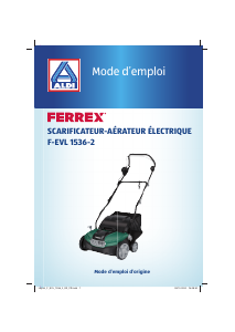 Mode d’emploi Ferrex F-EVL 1536-2 Scarificateur