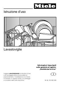 Manuale Miele G 640 Lavastoviglie