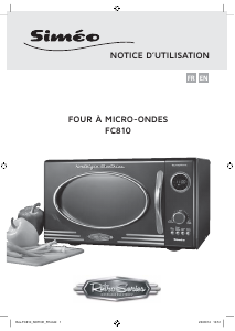 Manual Siméo FC810 Microwave