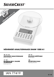 Manual SilverCrest IAN 77419 Kitchen Scale