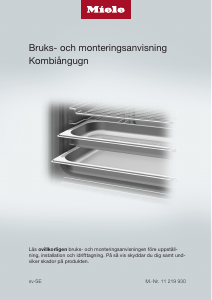 Bruksanvisning Miele DGC 7440-55 Ugn