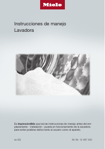 Manual de uso Miele WWB 380 WCS 125 Edition Lavadora