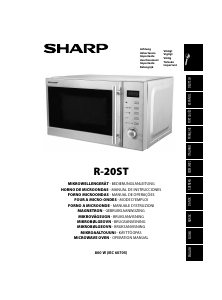 Manual de uso Sharp R-10ST Microondas