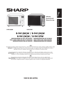 Mode d’emploi Sharp R-941STW Micro-onde