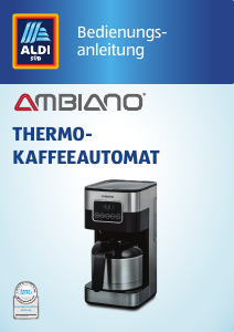 Bedienungsanleitung Ambiano CM1492 Kaffeemaschine