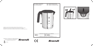 Manual de uso Brandt BO-1408A Hervidor
