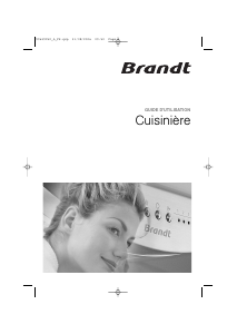 Mode d’emploi Brandt KGC605X Cuisinière