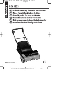 Mode d’emploi Budget BEV 1233 Scarificateur