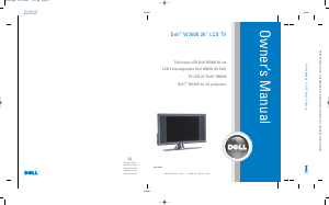 Manuale Dell W2600 LCD televisore