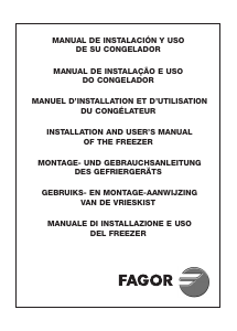Manual Fagor CIV-41UK Freezer