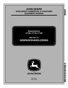 Handleiding John Deere LT160 Grasmaaier