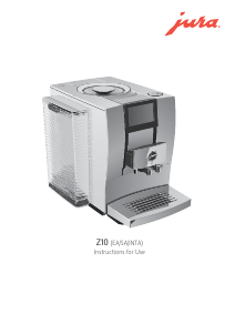 Manual Jura Z10 Coffee Machine