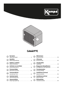 Manual de uso Kampa Cuboid PTC Calefactor