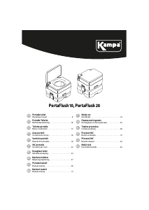 Instrukcja Kampa PortaFlush 20 Toaleta
