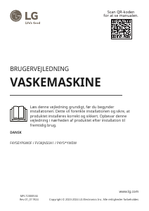 Brugsanvisning LG F4Y5EYP6W0F Vaskemaskine