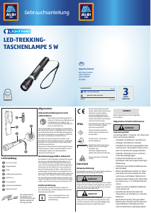 Bedienungsanleitung Lightway 810607 Taschenlampe