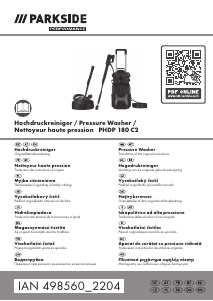 Manual Parkside IAN 498560 Curatitor presiune