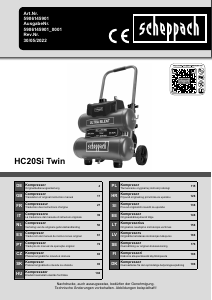 Manuál Scheppach HC20Si Twin Kompresor