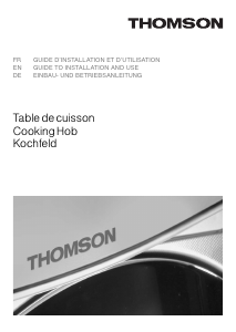 Mode d’emploi Thomson IKT857XD Table de cuisson