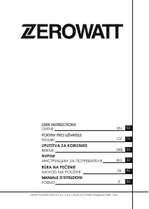 Priručnik Zerowatt ZFP605X/E Pećnica