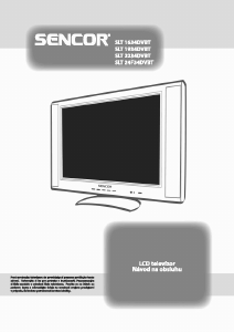 Návod Sencor SLT-1934DVBT LCD televízor