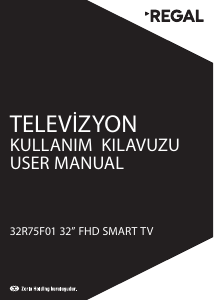 Kullanım kılavuzu Regal 32R75F01 LED televizyon
