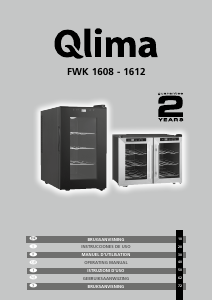 Handleiding Qlima FWK 1612 Wijnklimaatkast