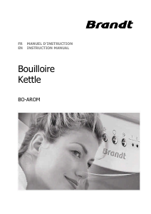 Mode d’emploi Brandt BO-AROM Bouilloire