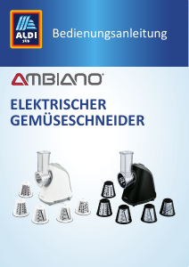 Bedienungsanleitung Ambiano VG21_06443 Spiralschneider