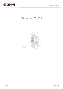 Manual Kemppi Master M 323 Welder