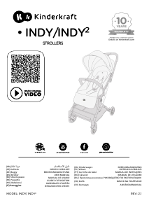 Manual Kinderkraft Indy 2 Carrinho de bebé