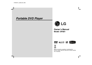 Mode d’emploi LG DP281B Lecteur DVD