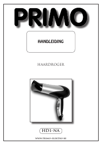Handleiding Primo HD1-NA Haardroger