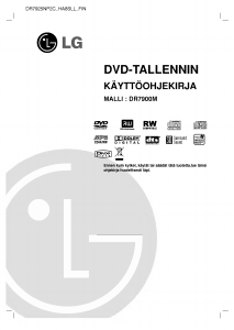 Käyttöohje LG DR7900M DVD-soitin