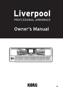 Manual Korg Liverpool Digital Keyboard