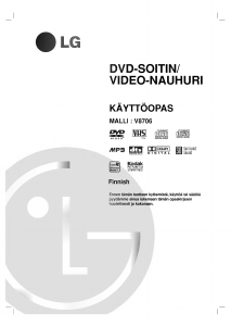 Käyttöohje LG V8706SM DVD-videosoitin