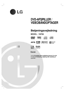 Brugsanvisning LG V8706SM DVD-Video kombination