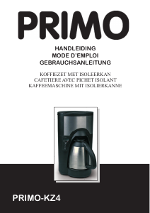 Handleiding Primo KZ4 Koffiezetapparaat