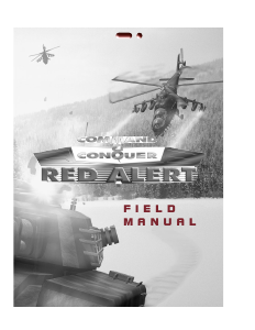 Manual PC Command and Conquer Red Alert