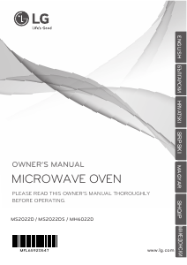 Manual LG MS2022DU Microwave