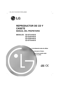 Manual de uso LG CD-371A Set de estéreo