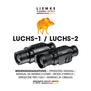 Manual de uso Liemke Luchs-1 Prismáticos