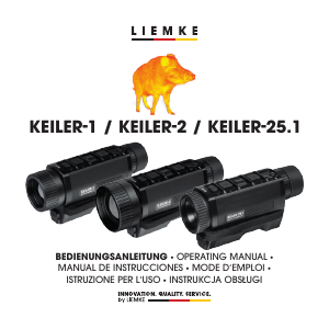 Manual de uso Liemke Keiler-25.1 Prismáticos