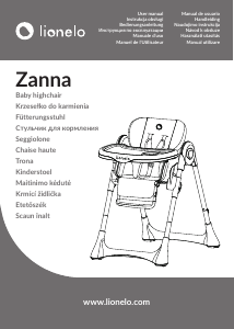 Instrukcja Lionelo Zanna Krzesełko do karmienia