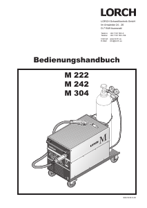 Bedienungsanleitung Lorch M 222 Schweissgerät